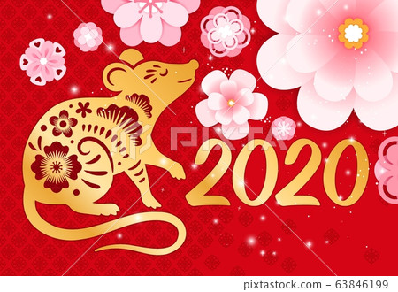 Rat new year 2020 banner 63846199