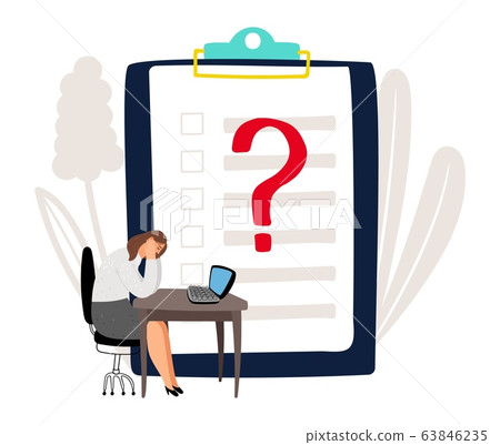 Tired manager concept Tired manager concept 63846235