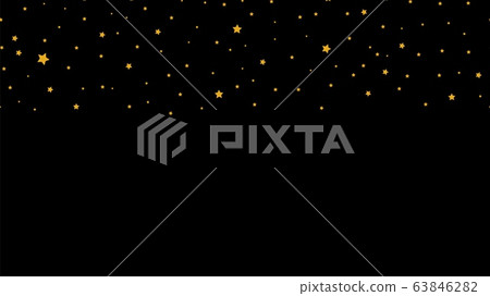 Falling stars seamless border-插圖素材 [63846282] - PIXTA圖庫