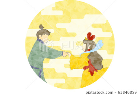 Illustration of Tanabata Orihime and Hikoboshi 63846859