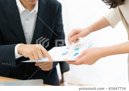 商務男女會議 63847734