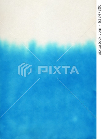 Blue dyed paper 63847800