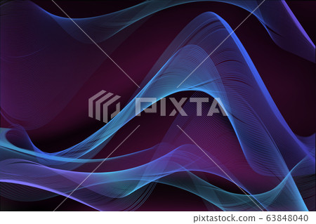 Beauty color wave effect Beauty color wave effect 63848040