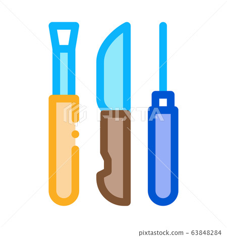 pottery tools icon vector outline illustration pottery tools icon vector outline illustration 63848284