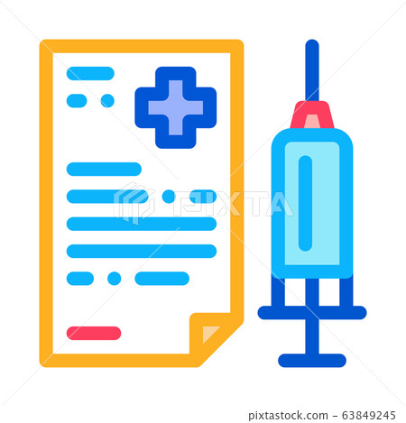 injection medical report icon vector outline illustration injection medical report icon vector outline illustration 63849245