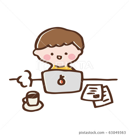 在家工作圖 在家工作圖 63849363