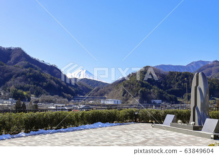 [Yamanashi] View from Hatsukari parking area 63849604