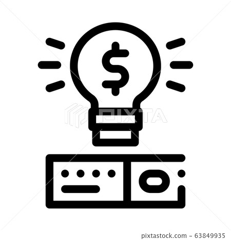 savvy data storage solution icon vector outline illustration savvy data storage solution icon vector outline illustration 63849935
