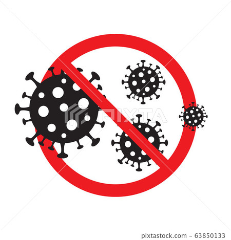 Vector Stop coronavirus 2019-nCoV 63850133