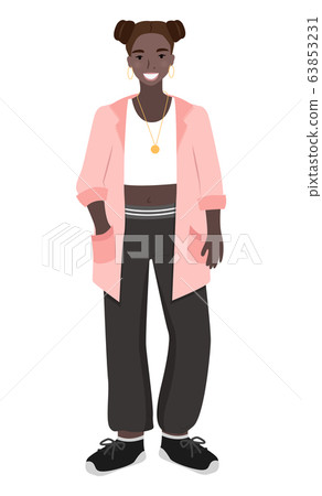 Elegant Teenager Wearing Stylish Clothes Teenage Elegant Teenager Wearing Stylish Clothes Teenage 63853231