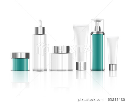 Hydrating facial cream for annual sale or festival sale. silver and gold cream mask bottle isolated on glitter particles background. Graceful cosmetic ads, illustration. Hydrating facial cream for annual sale or festival sale. silver and gold cream mask bottle isolated on glitter particles background. Graceful cosmetic ads, illustration. 63853480