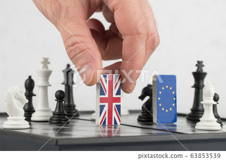 chessboard with flags of countries 63853539
