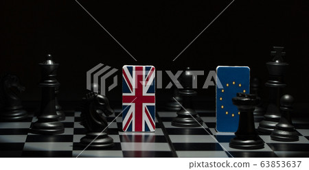 chessboard with flags of countries 63853637