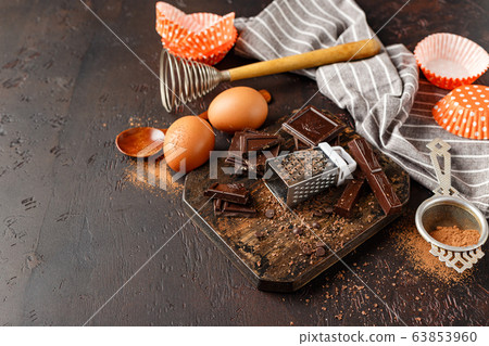 Ingredients and Tools for Chocolate Baking Ingredients and Tools for Chocolate Baking 63853960