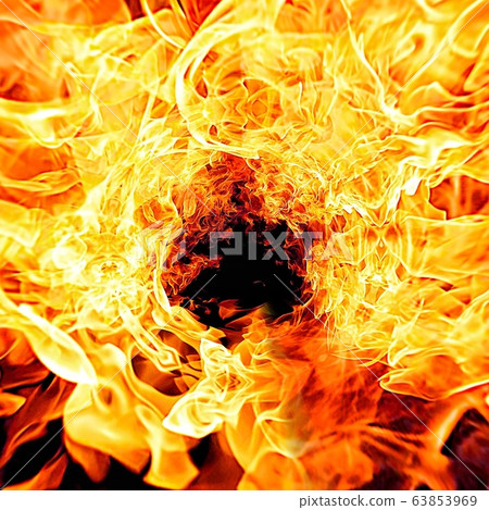 Abstract background with swirling flames Abstract background with swirling flames 63853969