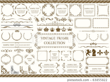 Set of vintage frames Set of vintage frames 63855822