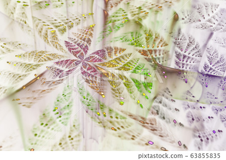 Glittering abstract fractal Butterfly. Glittering abstract fractal Butterfly. 63855835