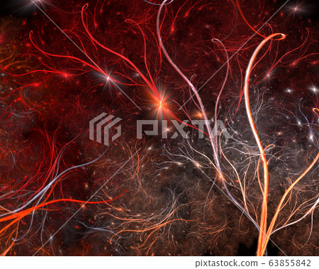 Coral reef pattern. Vivid corals. Undersea bottom Coral reef pattern. Vivid corals. Undersea bottom 63855842