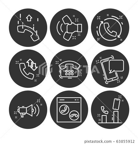 Simple communication icons set. - Stock Illustration [63855912] - PIXTA