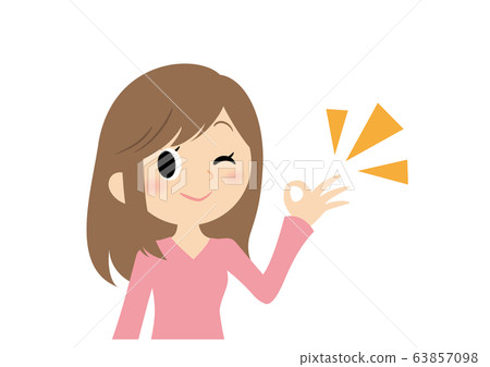 Facial expression of woman 63857098