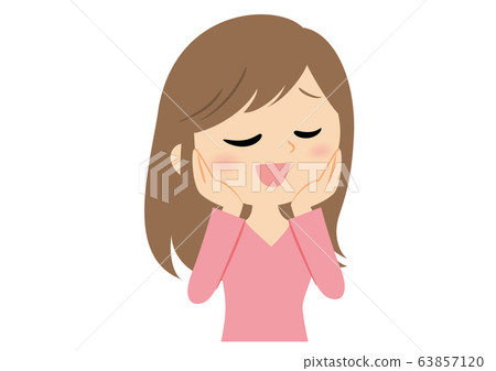 Facial expression of a woman Facial expression of a woman 63857120