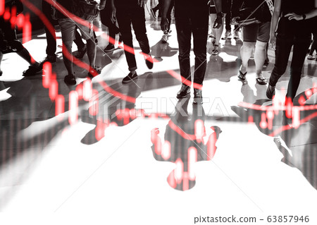 Economy crisis effect people lives concept 63857946