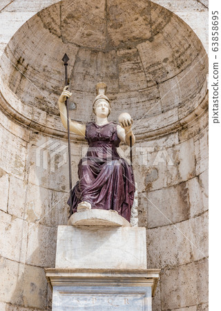 Roman goddess fountain-Italy Roman goddess fountain-Italy 63858695