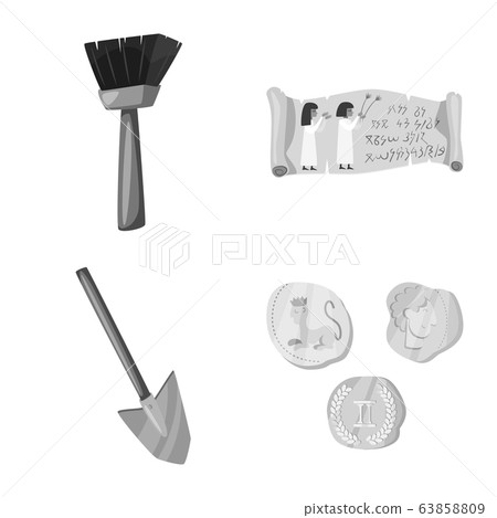 Vector illustration of story and discovery symbol. Collection of story and items stock symbol for web. Vector illustration of story and discovery symbol. Collection of story and items stock symbol for web. 63858809