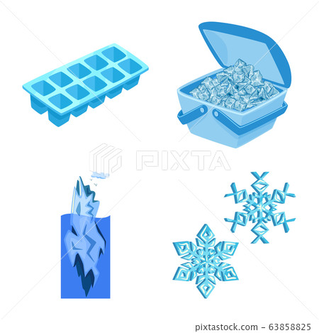Isolated object of frost and water logo. Set of frost and wet stock vector illustration. Isolated object of frost and water logo. Set of frost and wet stock vector illustration. 63858825