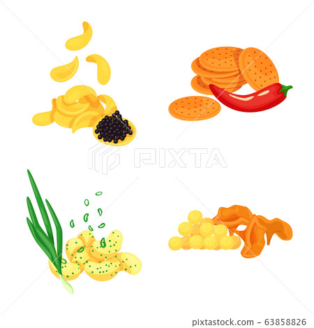 Isolated object of food and product sign. Collection of food and party stock symbol for web. Isolated object of food and product sign. Collection of food and party stock symbol for web. 63858826