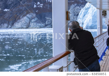 裕賓，荒塚，福川克魯斯，阿拉斯加，冰川，克魯斯，阿拉斯加，冰川。 63858851