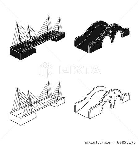 Vector illustration of connection and design symbol. Collection of connection and side vector icon for stock. Vector illustration of connection and design symbol. Collection of connection and side vector icon for stock. 63859173