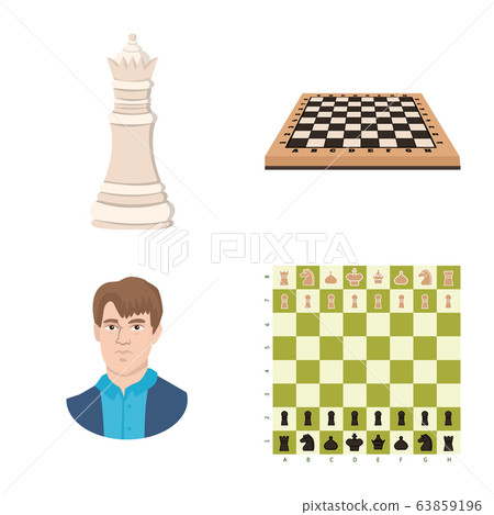 Vector illustration of chess and game symbol. Collection of chess and strategy stock vector illustration. Vector illustration of chess and game symbol. Collection of chess and strategy stock vector illustration. 63859196