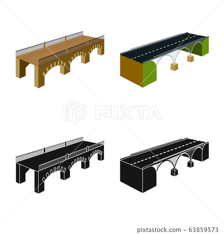Vector design of connection and design logo. Collection of connection and side stock vector illustration. 63859573