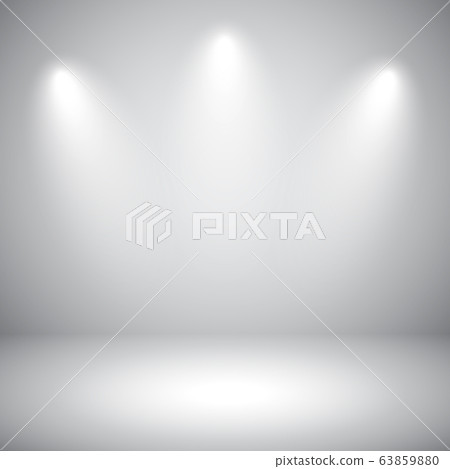 Empty gray studio abstract background with... - Stock Illustration ...