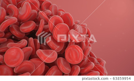 3d illustration of red blood cells background,... - Stock Illustration  [63859954] - PIXTA