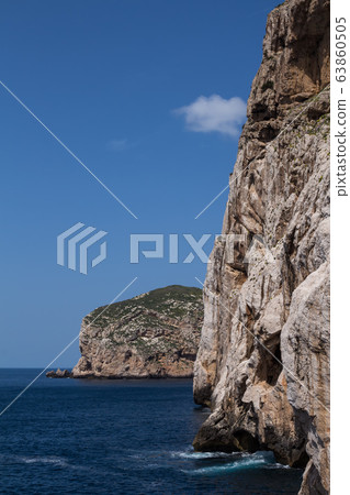Cliffs and island Isola Foradada, Sardinia 63860505