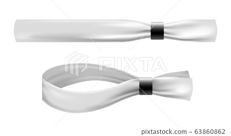 Blank bracelet mockup 63860862