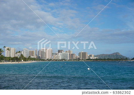 Ala Moana Beach Hawaii's popular beach on Oahu 63862302