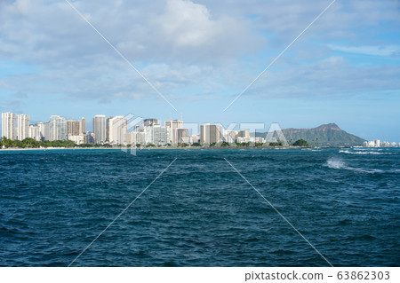 Ala Moana Beach Hawaii's popular beach on Oahu Ala Moana Beach Hawaii's popular beach on Oahu 63862303