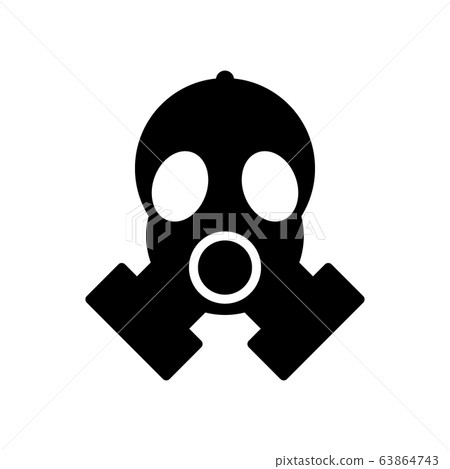 Gas mask icon. Gas mask icon. 63864743