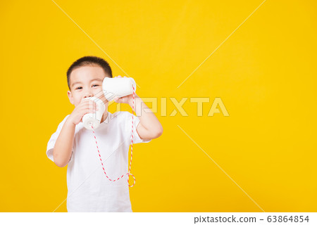 little children boy smile standing so happy 63864854