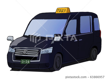 taxi - Stock Illustration [63866957] - PIXTA