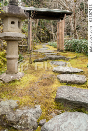 An ancient temple of Awa, Honrakuji's pond spring garden and one hundred twenty-three hermitage An ancient temple of Awa, Honrakuji's pond spring garden and one hundred twenty-three hermitage 63867438