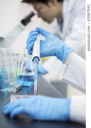 Research and development Experimental image Micropipette Research and development Experimental image Micropipette 63867841