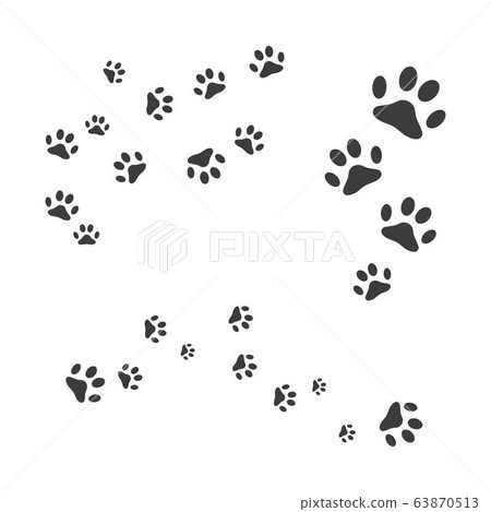 Paw Logo design vector illustration 63870513