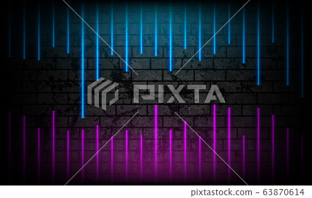 Blue purple neon lines technology grunge Blue purple neon lines technology grunge 63870614