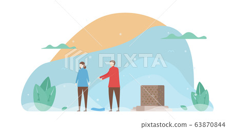 Lifestyles for couple of lover in winter seasons. 63870844