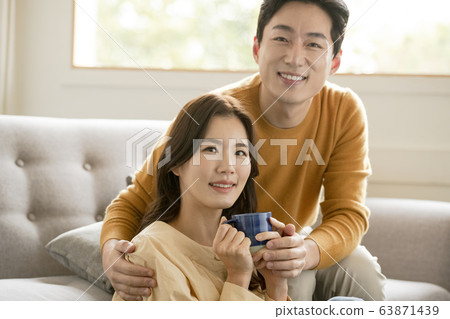 家庭，男人和女人，新婚夫婦 63871439