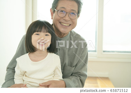 Family, man and woman, grandfather 63871512